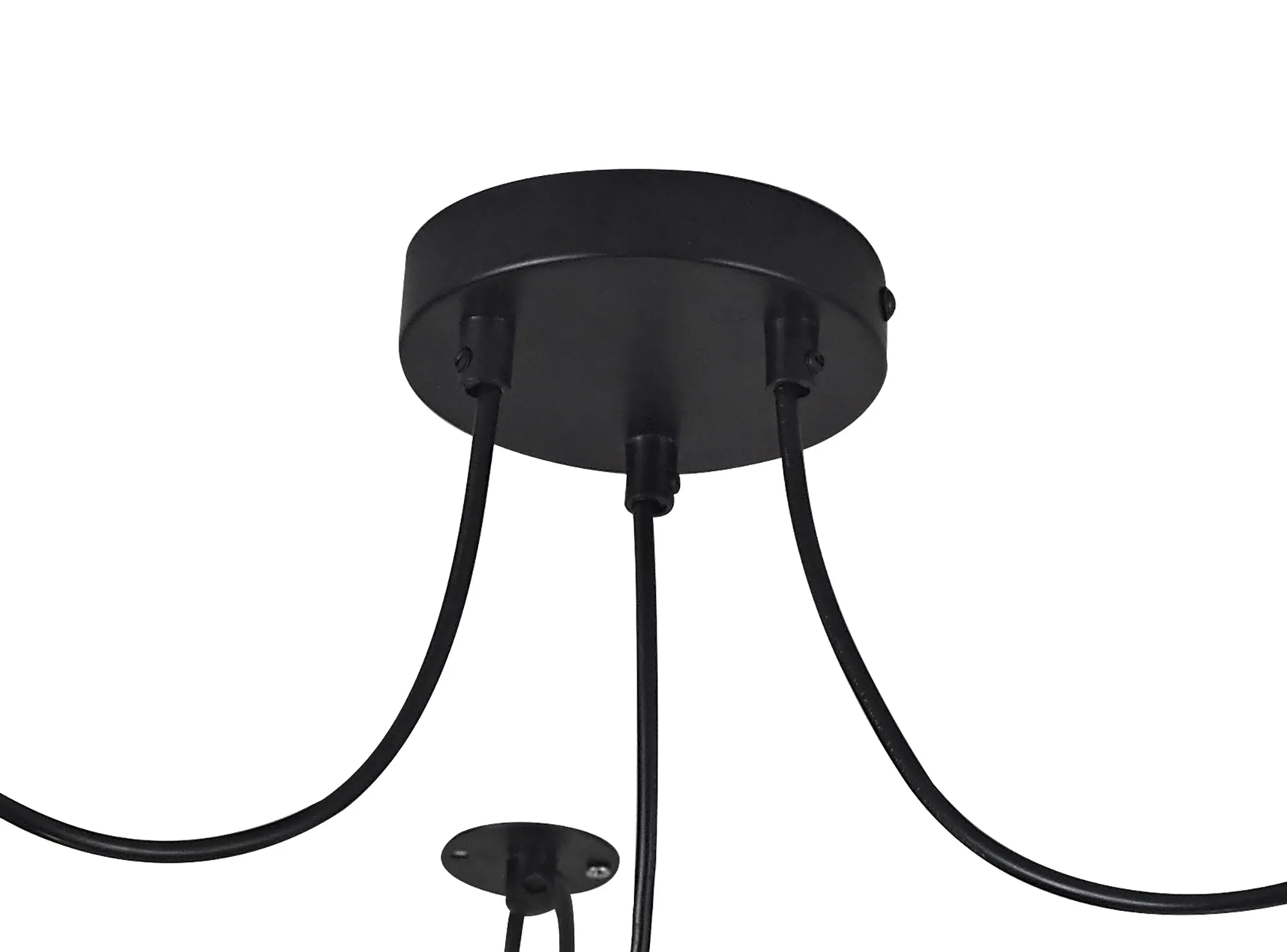 Dreifa 2m Spider/Multiple Pendant, 3 x E27, Black D0630  Deco Dreifa Pendant